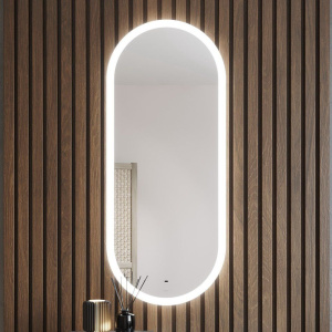 Зеркало BOND Oval M41ZE-50120 50х120, с подсветкой