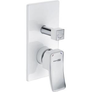 Смеситель для ванны с душем Wasserkraft Aller 10641W С ВНУТРЕННЕЙ ЧАСТЬЮ