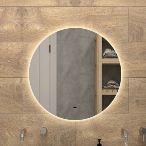 Зеркало круглое Art&Max Sanremo 65 с теплой подсветкой