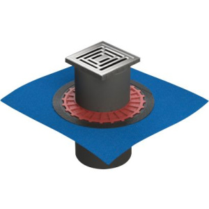 Душевой трап VitrA Square SC800, 10х10, вертикальный сифон,  хром Душевой трап VitrA Square SC800, 10х10, вертикальный сифон,  хром