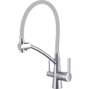 Смеситель для кухни Savol S-L1805-04 с гибким изливом