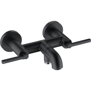 Смеситель для ванны с душем Kludi Nova Fonte Puristic 205403915 черный матовый