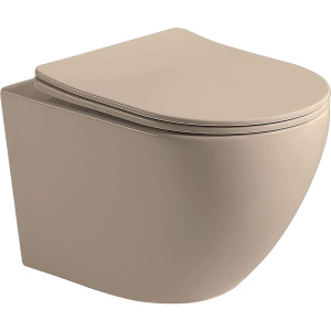 Унитаз подвесной Vincea Globo VT1-14SMC матовый капучино Унитаз подвесной Vincea Globo VT1-14SMC матовый капучино