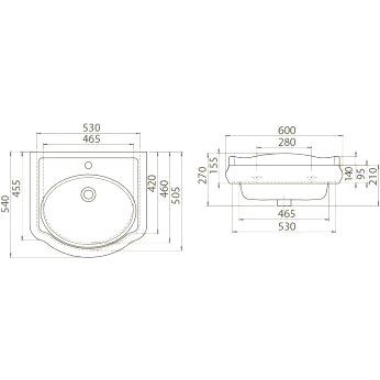 Купить Мебель для ванной Opadiris Лоренцо 60 светлый орех в Москве с доставкой Мебель для ванной Opadiris Лоренцо 60 светлый орех