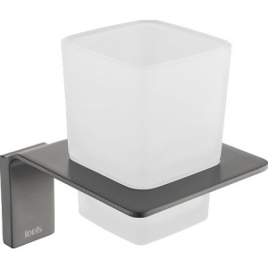 Стакан IDDIS Slide SLIGMG1i45 матовое стекло, графитовый