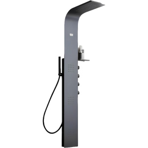 Душевая панель Ceruttispa Bella B CT9254 черная матовая