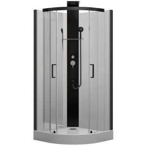 Душевая кабина Black&White Galaxy G8701 с низким поддоном, без крыши Душевая кабина Black&White Galaxy G8701 с низким поддоном, без крыши