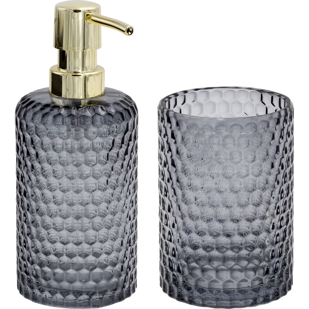 Набор Ridder Sherine Стакан Ridder Sherine 2166107 серый + Дозатор Ridder Sherine 2166507 серый Набор Ridder Sherine Стакан Ridder Sherine 2166107 серый + Дозатор Ridder Sherine 2166507 серый