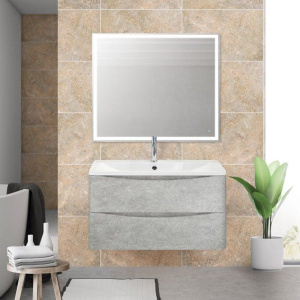 Мебель для ванной BelBagno Acqua 80 подвесная, cemento verona grigio Мебель для ванной BelBagno Acqua 80 подвесная, cemento verona grigio