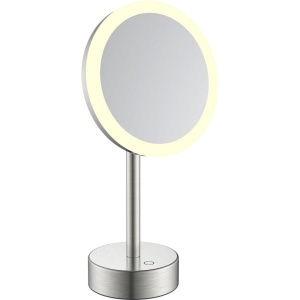 Косметическое зеркало Java S-M551L с подсветкой, поворотное, сатин