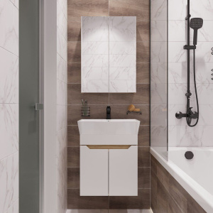 Мебель для ванной DIWO Архангельск 50 дуб сонома, подвесная