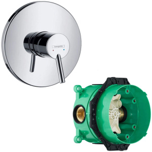 Смеситель для душа со скрытой частью Hansgrohe Talis S2 32675000S Смеситель для душа со скрытой частью Hansgrohe Talis S2 32675000S