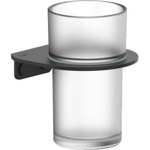 Стакан IDDIS Noa NOABLG0i4 черный матовый