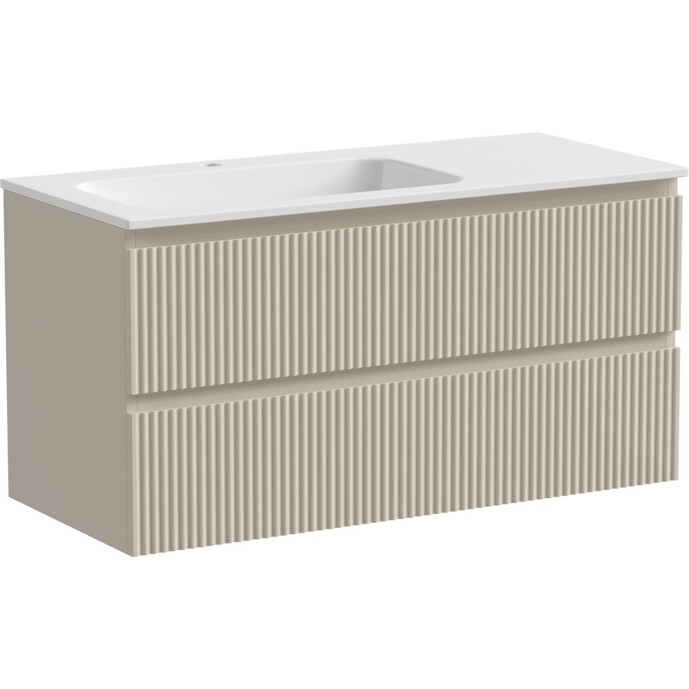 Купить Мебель для ванной Sancos Snob R 100 см, L, beige soft в Москве с доставкой Мебель для ванной Sancos Snob R 100 см, L, beige soft