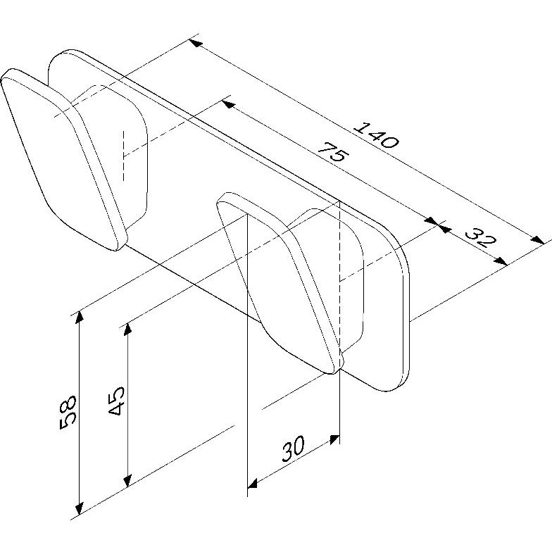 Купить Крючок AM.PM Inspire 2.0 A50A35622 черный в Москве с доставкой Крючок AM.PM Inspire 2.0 A50A35622 черный