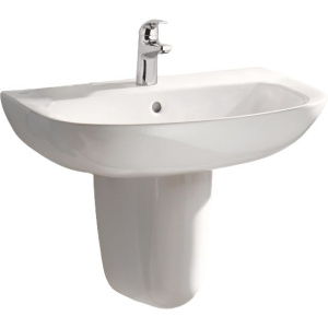 Раковина Grohe Bau Ceramic 39421000, с полупьедесталом