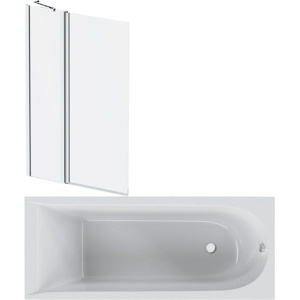 Акриловая ванна AM.PM Spirit V2.0 170x70 см, с каркасом, со шторкой Акриловая ванна AM.PM Spirit V2.0 170x70 см, с каркасом, со шторкой