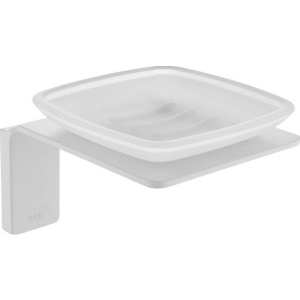 Мыльница IDDIS Slide SLIWTG0i42 матовое стекло, белая