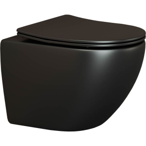 Унитаз подвесной Ceramicanova Metropol CN4002MB безободковый