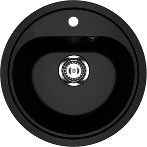 Мойка кухонная Ulgran U-700 -344 ультра-черная Мойка кухонная Ulgran U-700 -344 ультра-черная