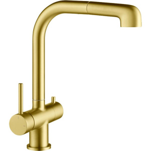 Смеситель для кухни Timo Saona 2346/17FL золото матовое