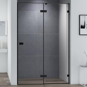 Душевая дверь в нишу Cezares Bellagio BELLAGIO-B-12-120-C-NERO 120 см, черная