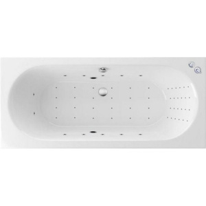 Акриловая ванна Excellent Oceana Slim Oceana Slim WAEX.OCE18S.NANO 180x80 см, с гидромассажем, со сливом-переливом 180х80