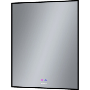 Зеркало Grossman Pragma-норма Black 70 с подсветкой, с антизапотевателем Зеркало Grossman Pragma-норма Black 70 с подсветкой, с антизапотевателем