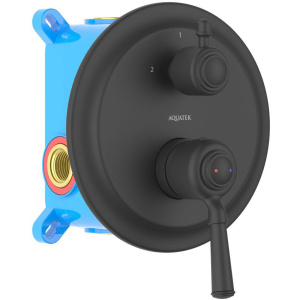 Смеситель для ванны Aquatek Классик AQ1546MB черный