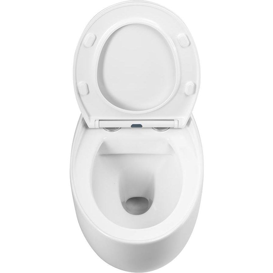 Купить Унитаз подвесной Art&Max Forli AM020CHR/SC с микролифтом, белый в Москве с доставкой Унитаз подвесной Art&Max Forli AM020CHR/SC с микролифтом, белый