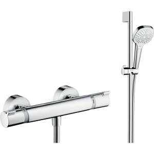 Термостатический смеситель Hansgrohe Ecostat Comfort 13116000 + Душевой гарнитур Hansgrohe Croma Select E Multi 26590400
