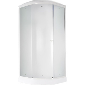 Душевая кабина Parly Penta P911F 90x90, с поддоном, профиль белый, стекло матовое Душевая кабина Parly Penta P911F 90x90, с поддоном, профиль белый, стекло матовое