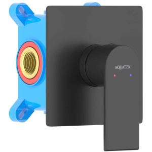 Смеситель для душа Aquatek Лира AQ1466MB черный