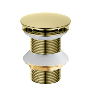 Донный клапан Aquatek AQ6003PG полированное золото