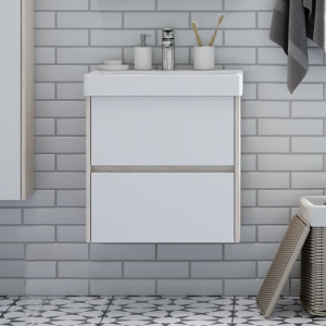 Тумба с раковиной AQUATON Сканди 55 дуб верона Тумба с раковиной AQUATON Сканди 55 дуб верона