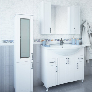 Мебель для ванной Sanflor Глория 105, белая