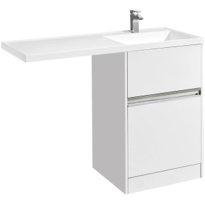 Тумба с раковиной Aquaton Лондри 60 1A2359K0LH010 белый глянец Тумба с раковиной Aquaton Лондри 60 1A2359K0LH010 белый глянец