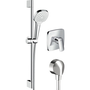 Душевой комплект Hansgrohe Logis 71605000 смеситель + душевой гарнитур + шланговое подключение