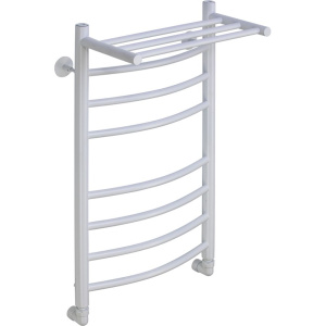 Полотенцесушитель водяной Comfysan Noumi W-8 80х40 белый матовый, с полкой