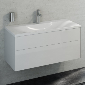 Тумба с раковиной Keuco Royal Reflex 100 белая Тумба с раковиной Keuco Royal Reflex 100 белая