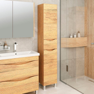 Шкаф-пенал Emmy Дакота R, рустик соломенный