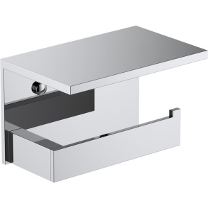 Держатель туалетной бумаги Timo Petruma 15243/00 с полкой для телефона, хром