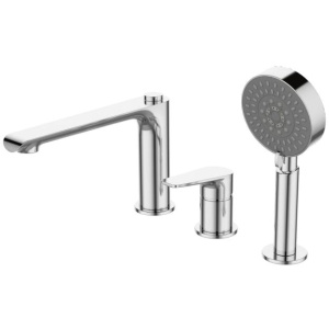 Смеситель на борт ванны BelBagno Ancona ANCONA-BVD3-CRM С ВНУТРЕННЕЙ ЧАСТЬЮ