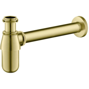 Сифон для раковины Aquatek AQ6014BG шлифованное золото