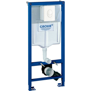 Система инсталляции для унитазов Grohe Rapid SL 38722001, 4 в 1 с кнопкой смыва
