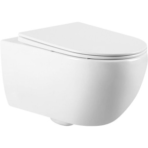 Унитаз подвесной Art&Max Siena AM221CHR/SC с микролифтом, белый