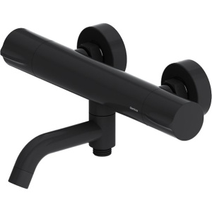 Термостатический смеситель Damixa Scandinavian Pure 363000300 для ванны с душем, черный