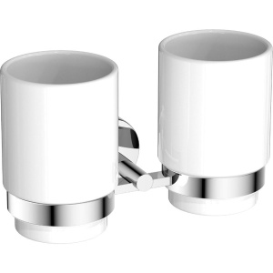 Стакан Акватек Бетта AQ4617CR двойной, хром