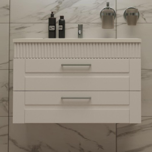 Тумба с раковиной Sanvit Турин 2 80, белая