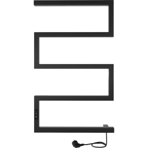 Полотенцесушитель электрический Indigo Sparta DGS80-50BRRt черный муар Полотенцесушитель электрический Indigo Sparta DGS80-50BRRt черный муар